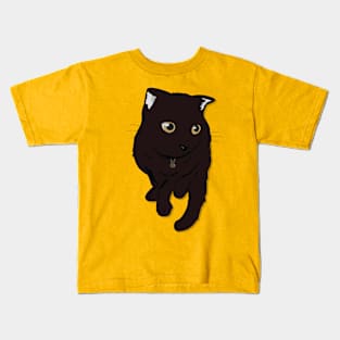 Innocent Black Cat T-Shirt Kids T-Shirt